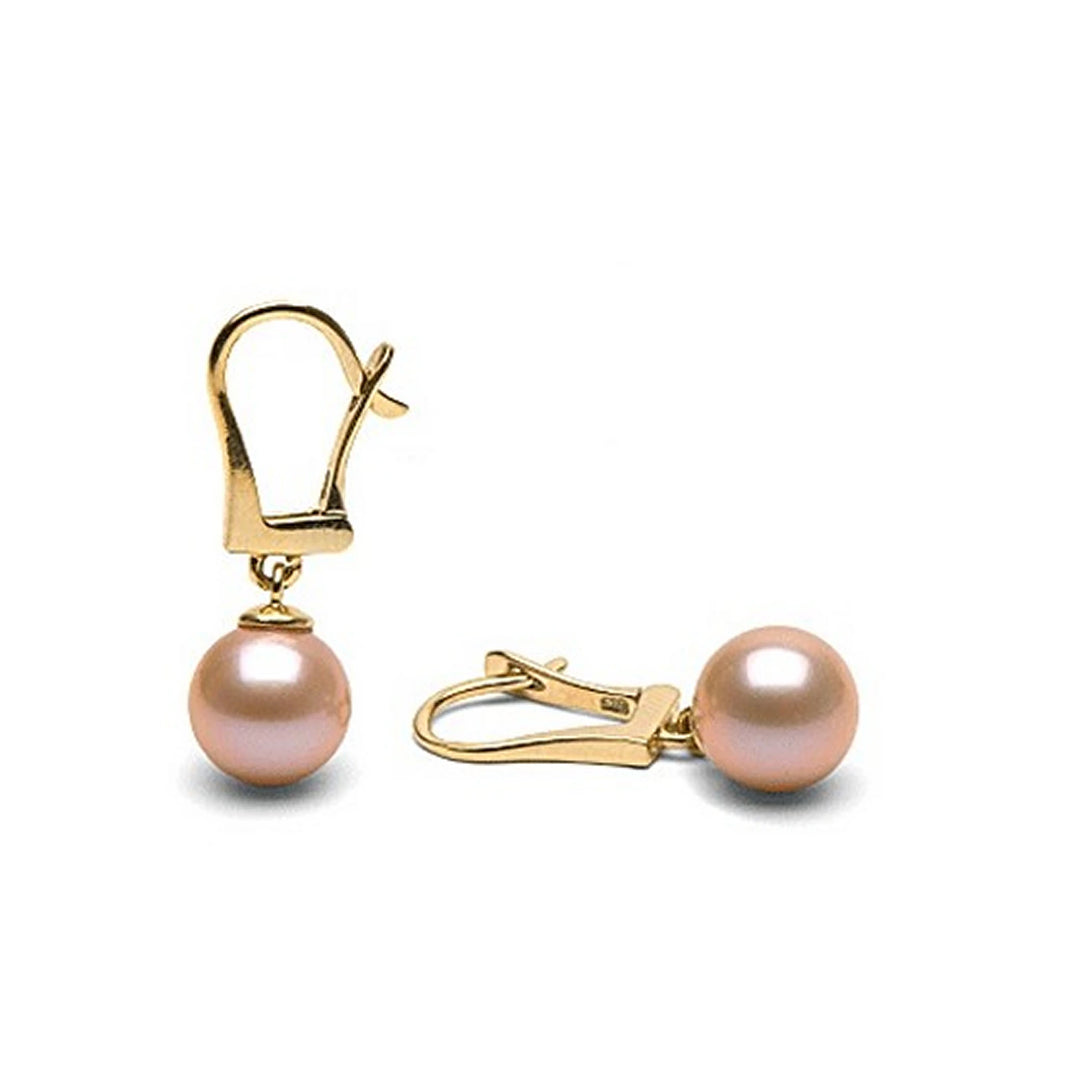 Perlen Ohrringe rosa
