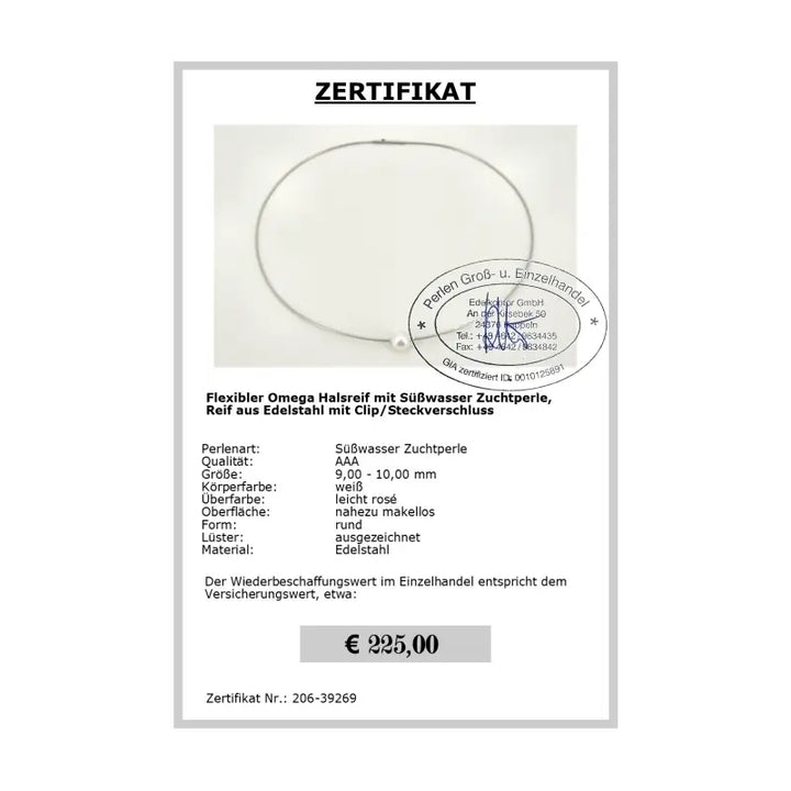Perlenschmuck günstig Zertifikat