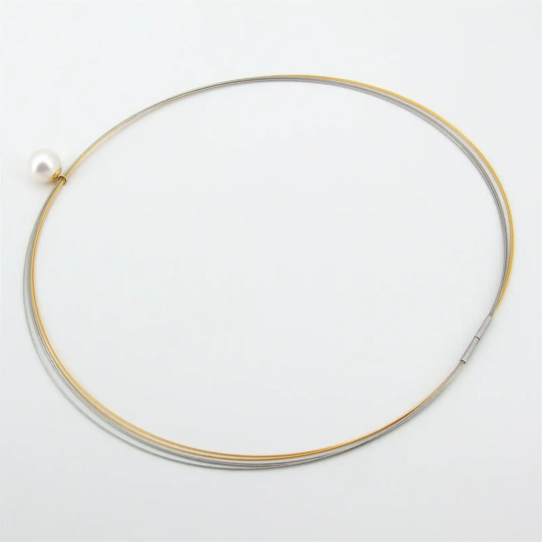 Seilcollier mit Perle