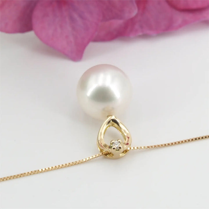 750er Gold Anhänger Perle