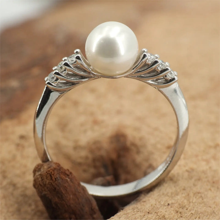 Diamant Perlenring