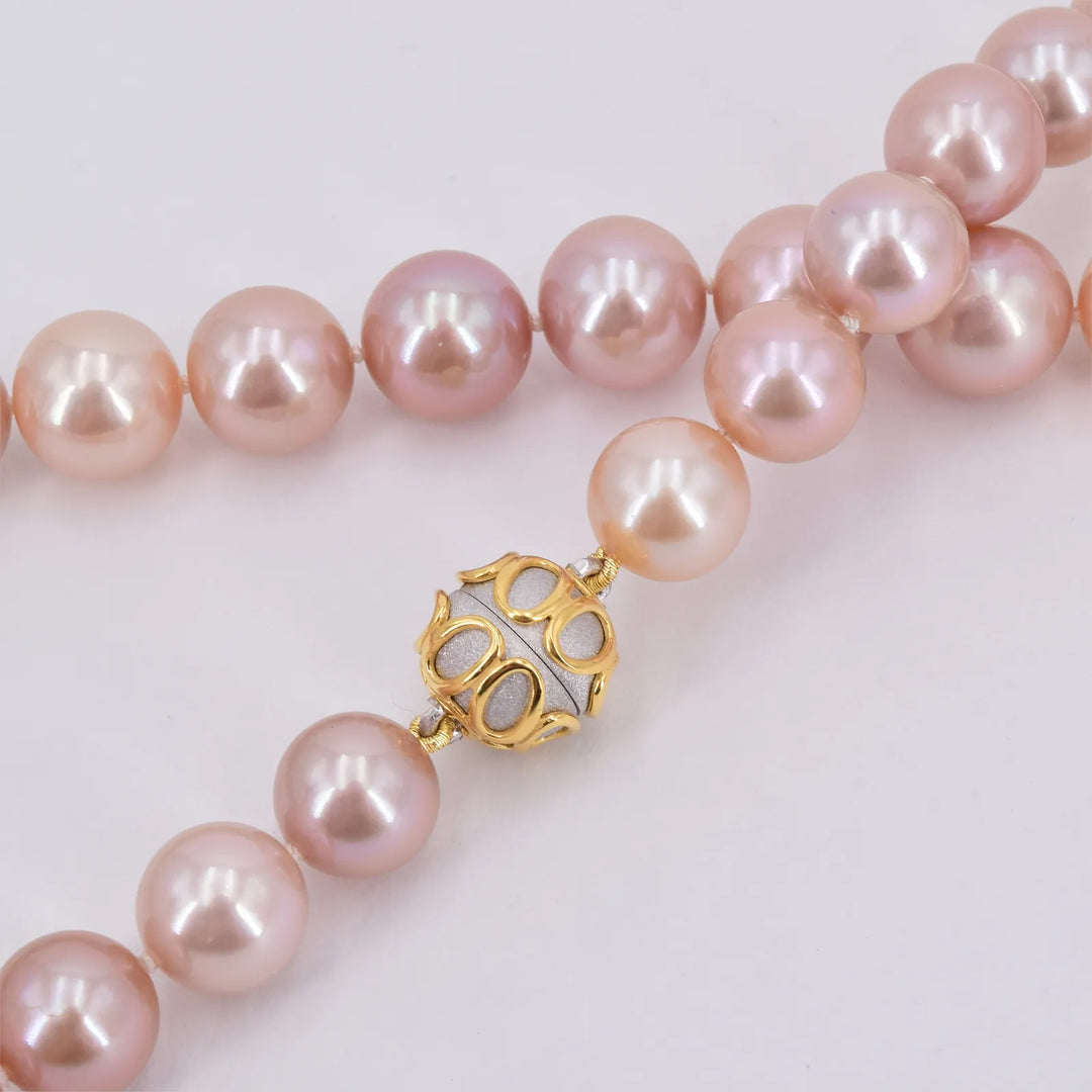 Perlenkette pink