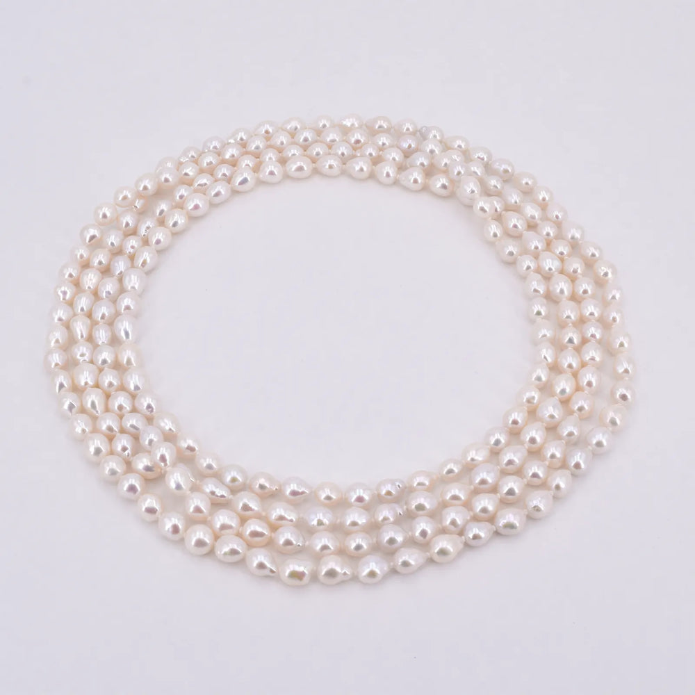Lange Perlenkette Damen