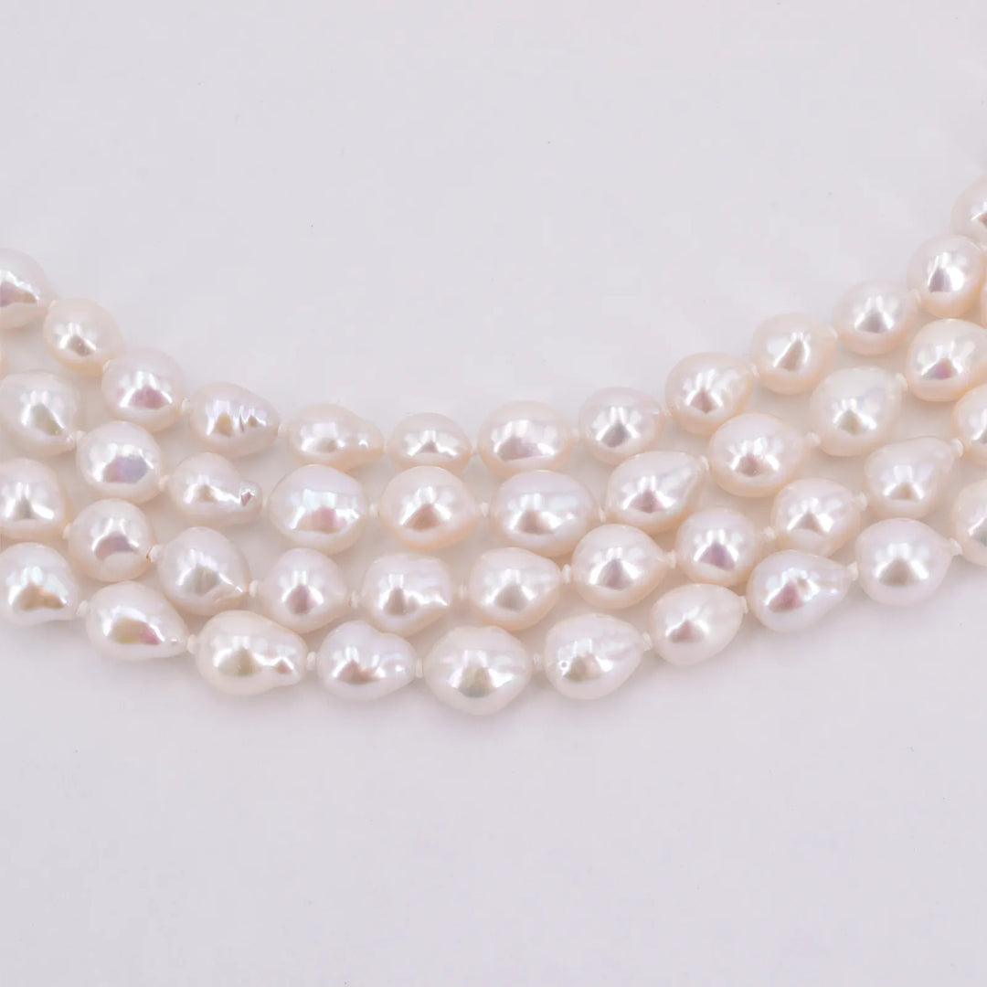 Lange Perlenkette Damen