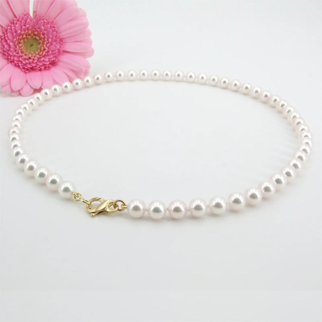 echtes Akoya Perlencollier