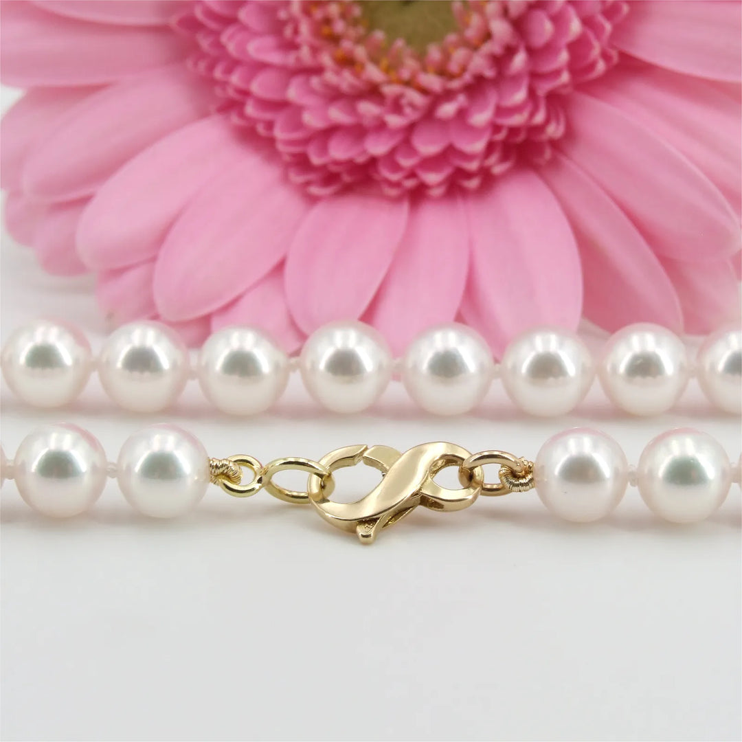 echtes Akoya Perlencollier