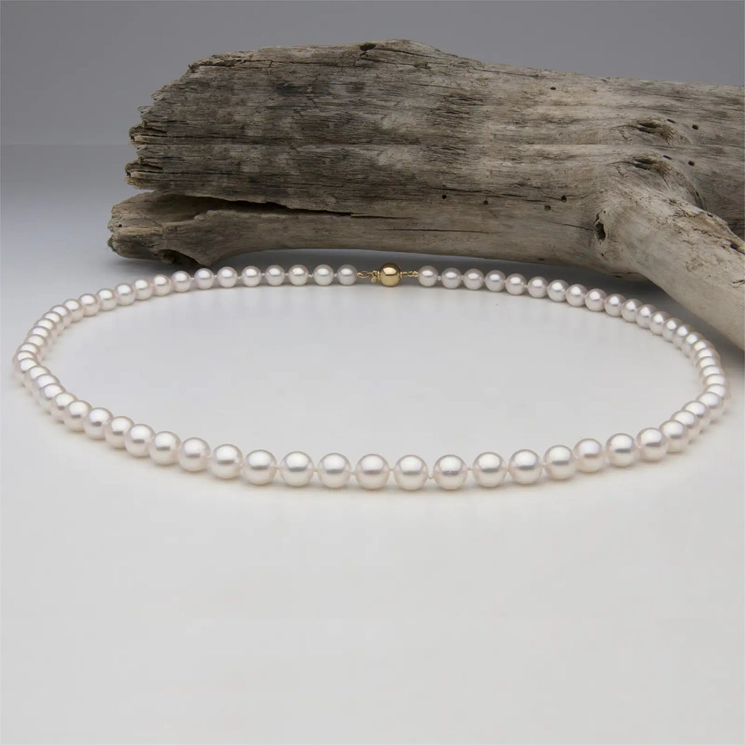 Akoyaperlenkette 50cm