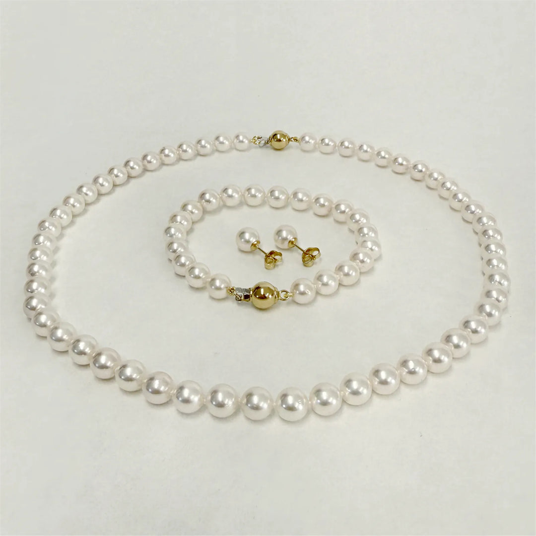Exklusives Perlen Schmuckset