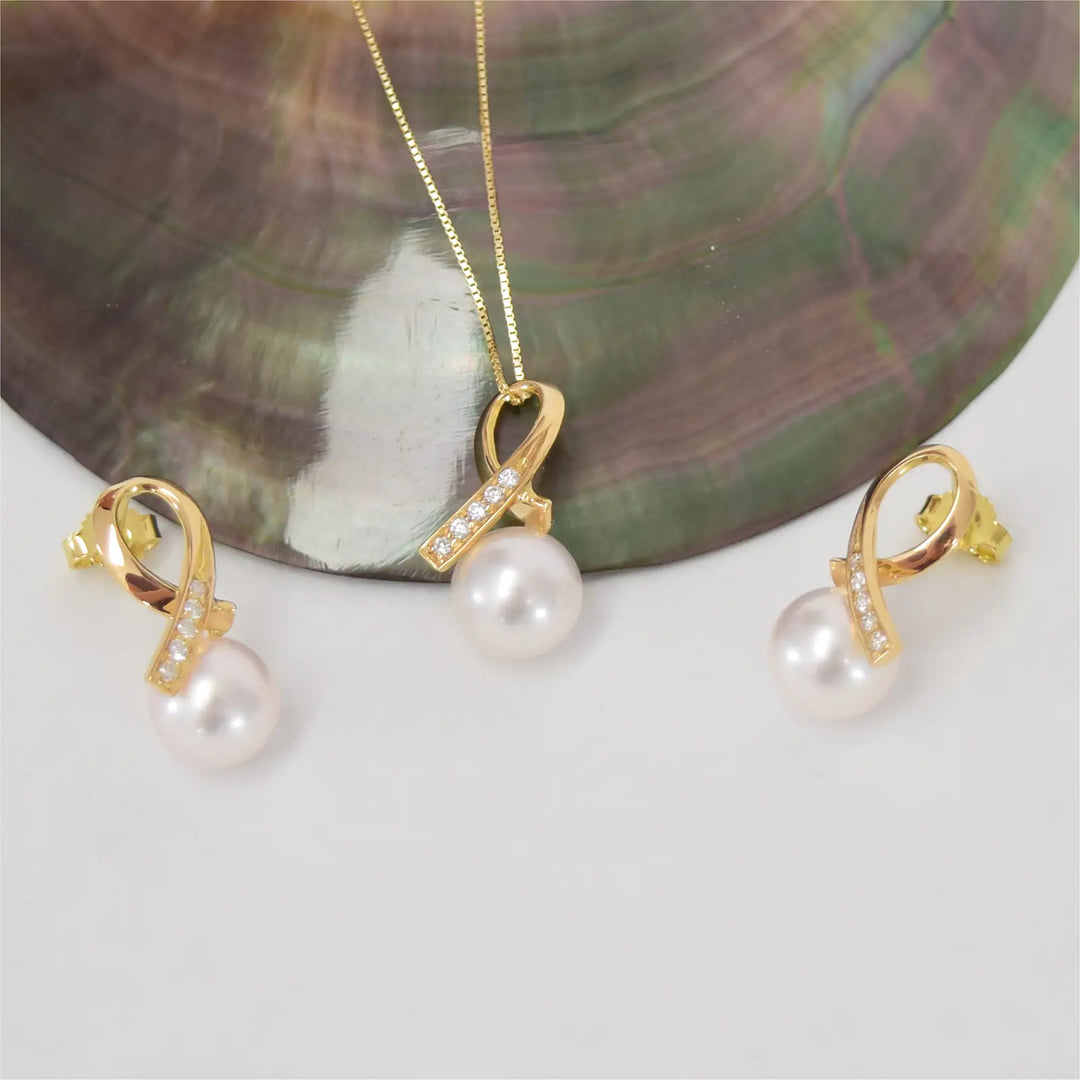 Akoya Zuchtperlen Set