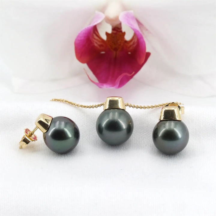 Tahitiperlen Schmuck Set