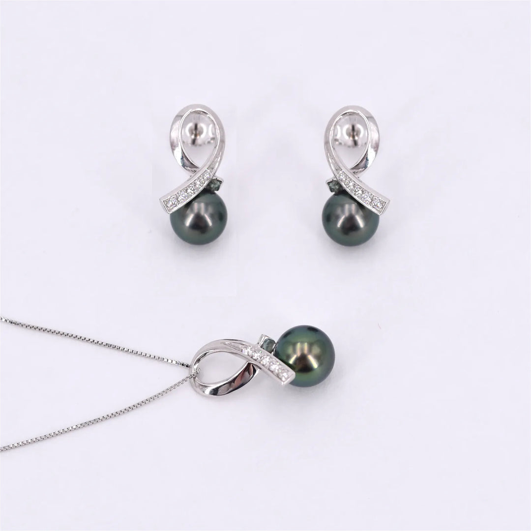 Tahitiperlen Schmuck Set