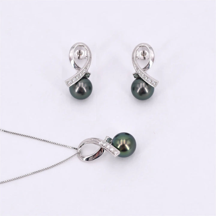 Tahitiperlen Schmuck Set