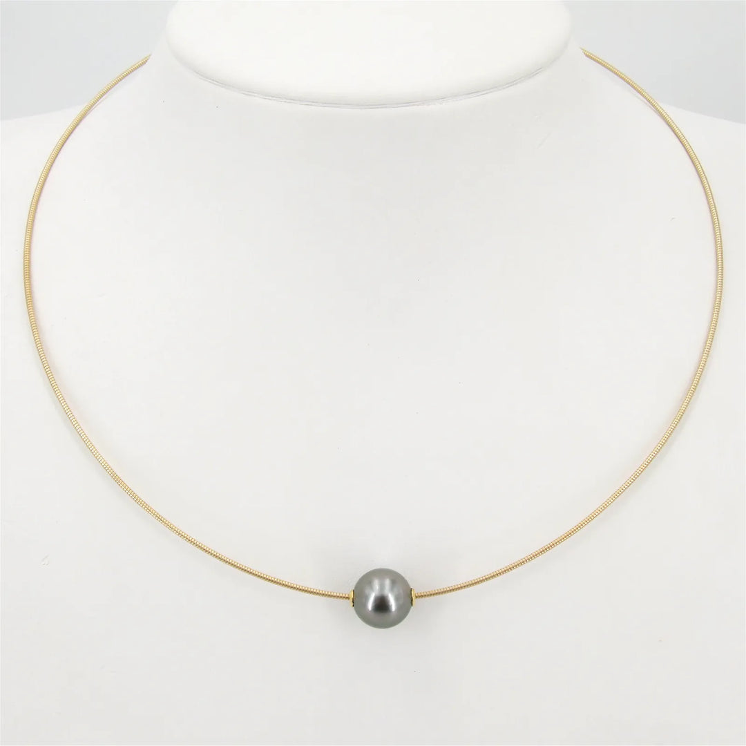 Omega Kette mit Tahiti Perle
