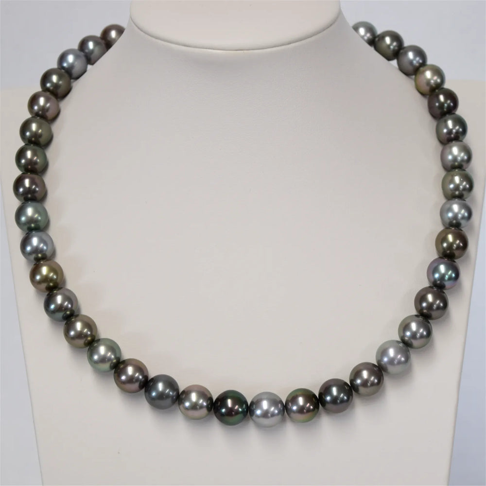 Tahitiperlen Collier Multicolor