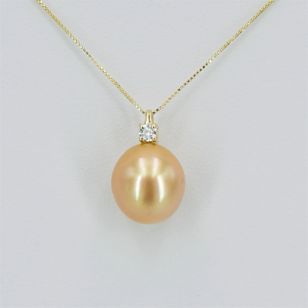 585er Gold Anhänger mit Perle