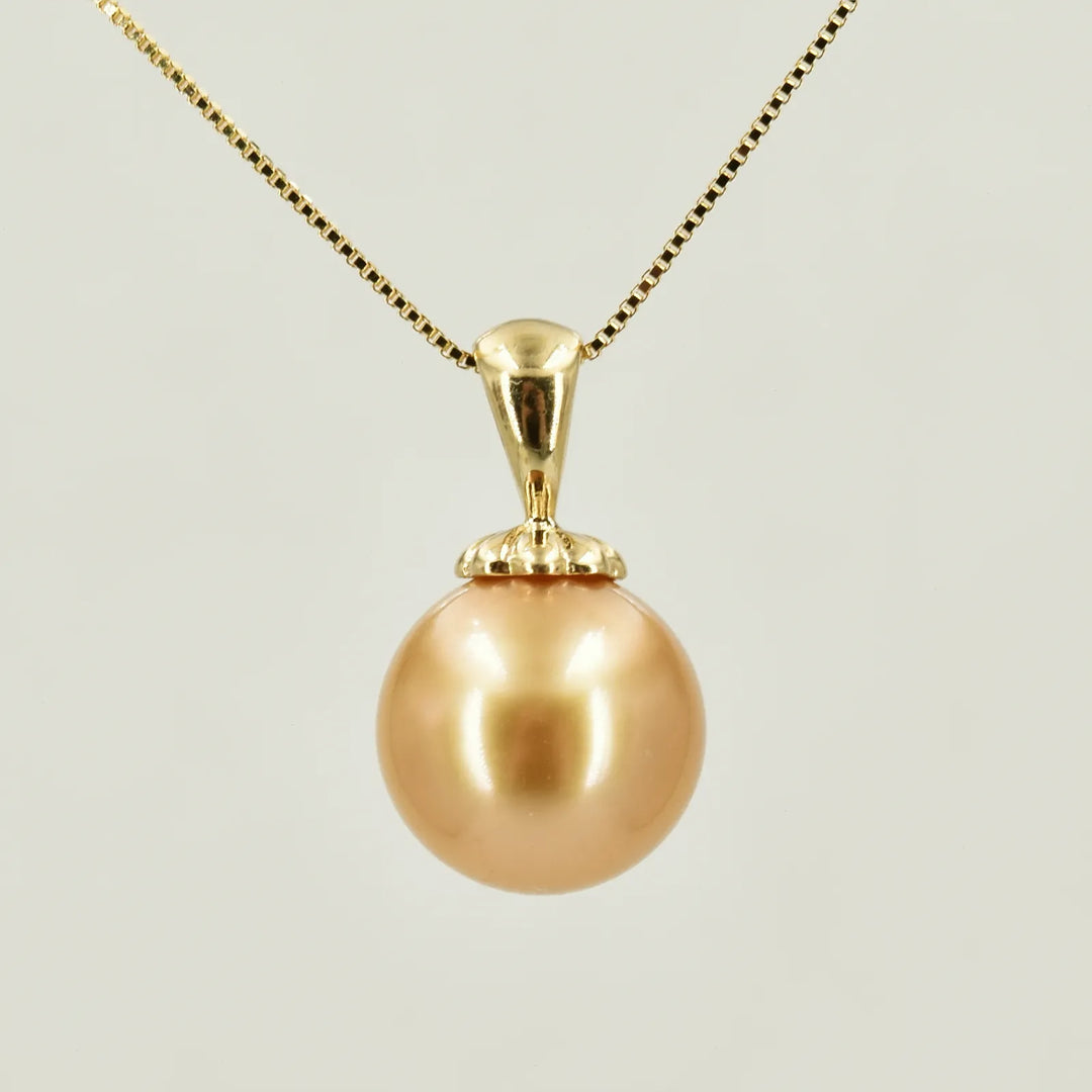 Perlen Anhänger Gold