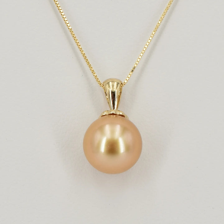 Perlen Anhänger Gold