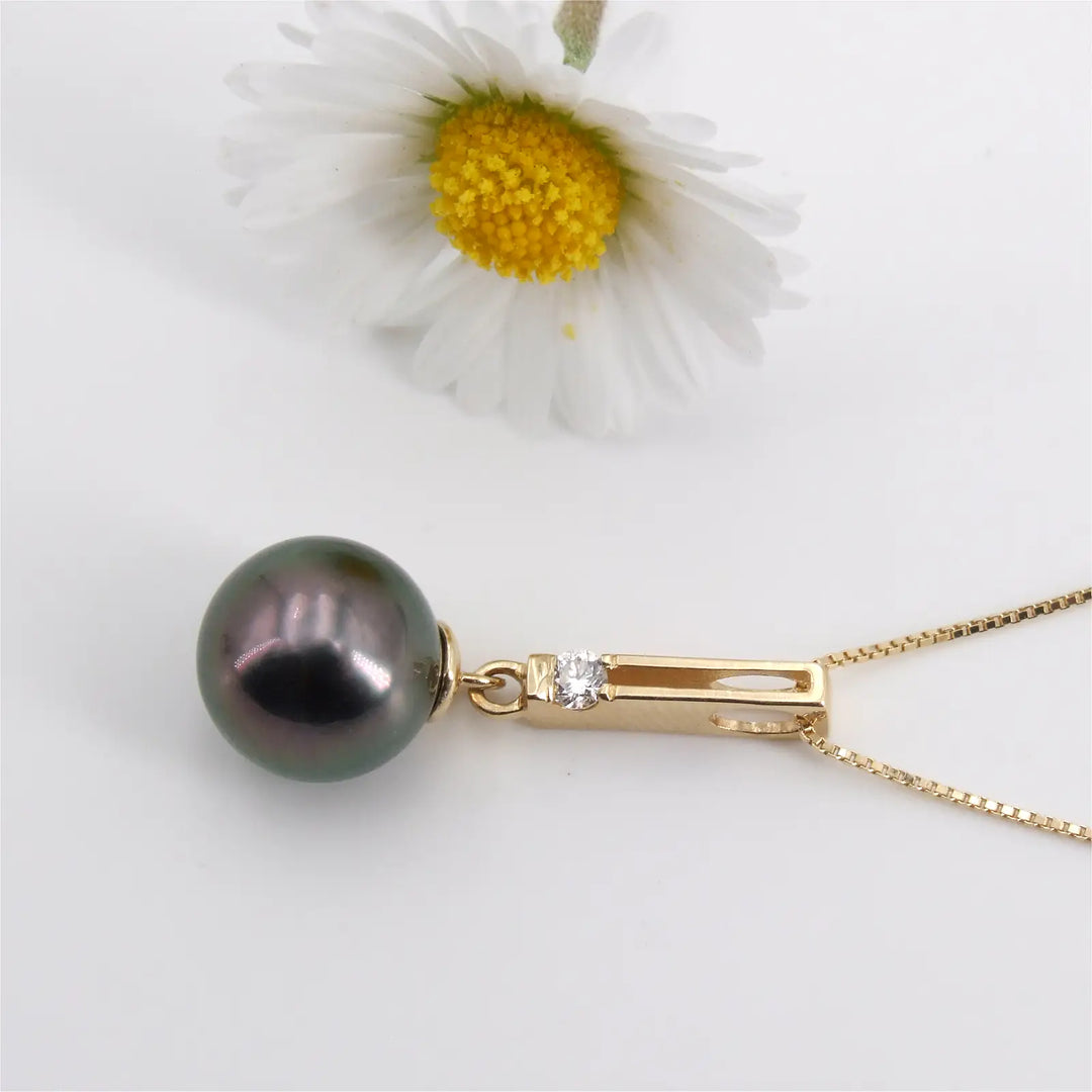 Goldkette mit Tahitiperle