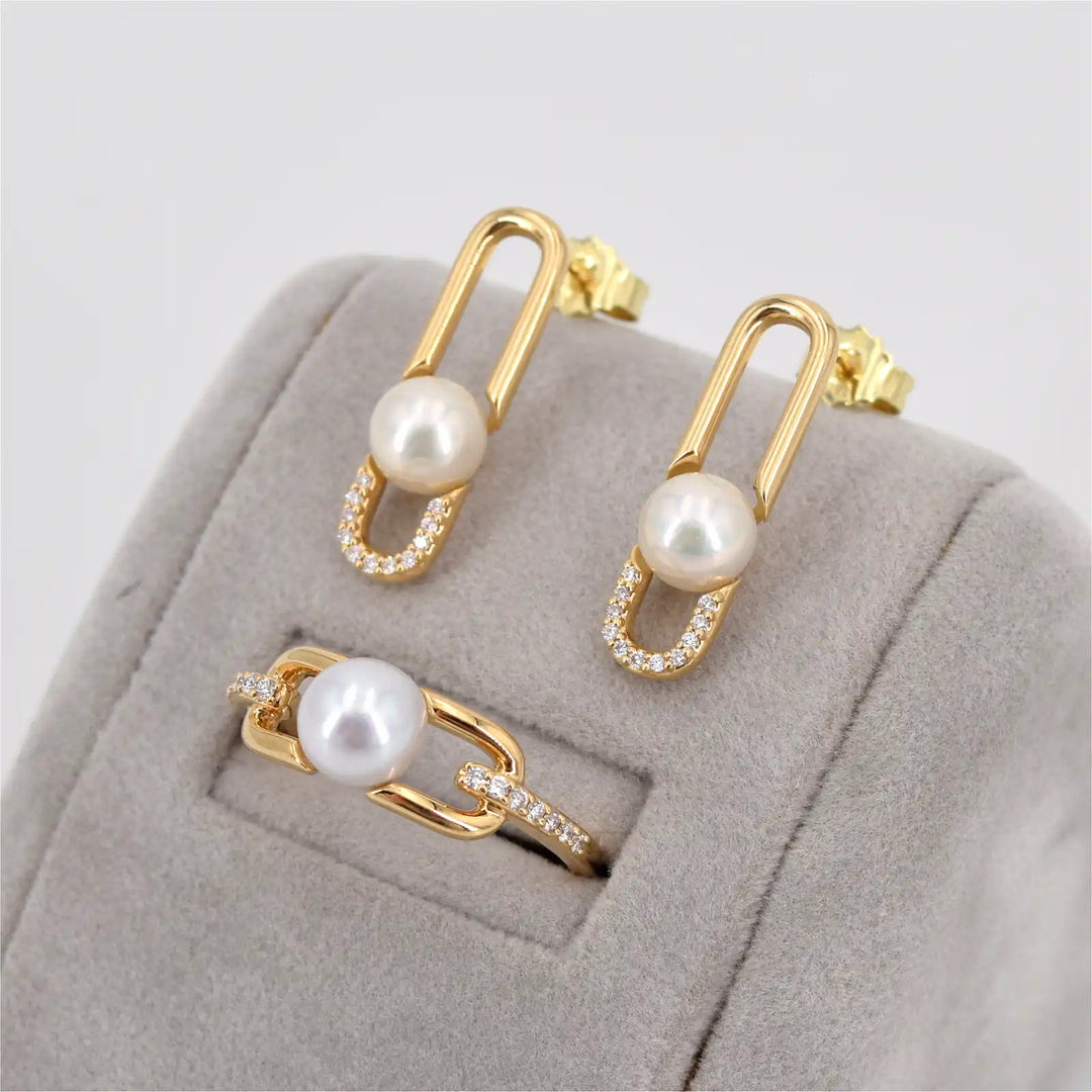 Diamantschmuck mit Perlen