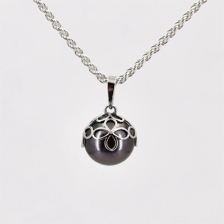 Kette mit Tahitiperlen Anhänger