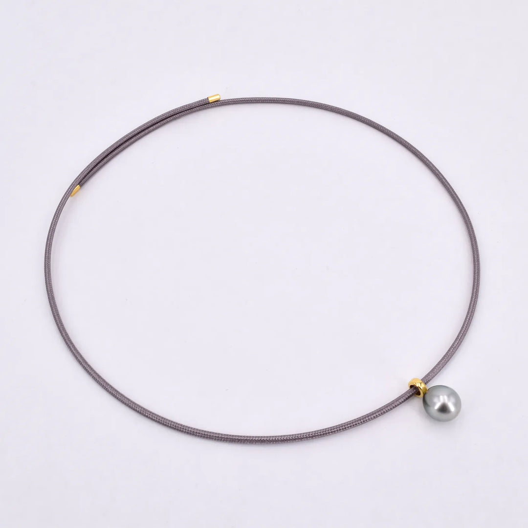 Perlenhalsband mit Tahitiperle