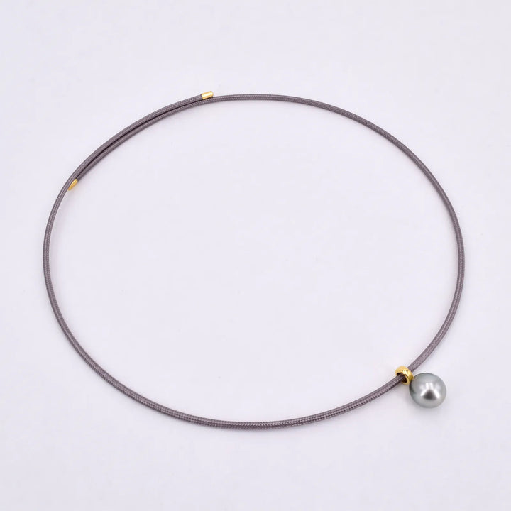 Perlenhalsband mit Tahitiperle