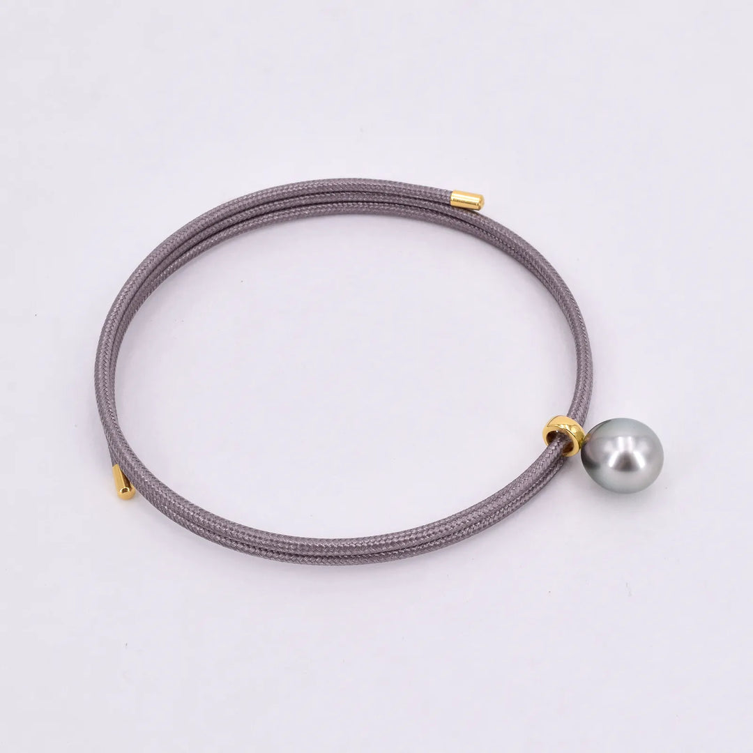 Perlenhalsband mit Tahitiperle