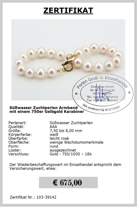 Ein Perlen Armband als Geburtstagsgeschenk