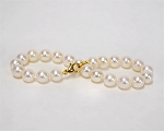 Perlen Armband<br>Lnge 19 cm<br>Gre 7.5 - 8.0 mm