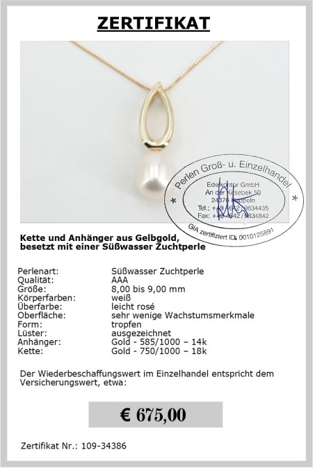 Perlen Anhnger als Schmuck online bestellen