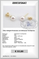 Perlenohrstecker Gold | Perfekt Rund 7,0 - 8,0 mm AAA | Ohrstecker Gold 750er - 18K | Edelkontor