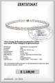 Perlen Kette in 45 cm | Rund 9,5 - 10,0 mm AAA | Verschluss Gold 750er