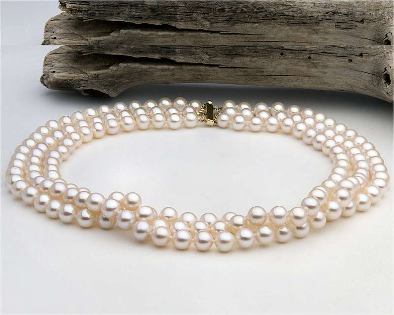 3 reihige Perlenkette bequem online bestellen