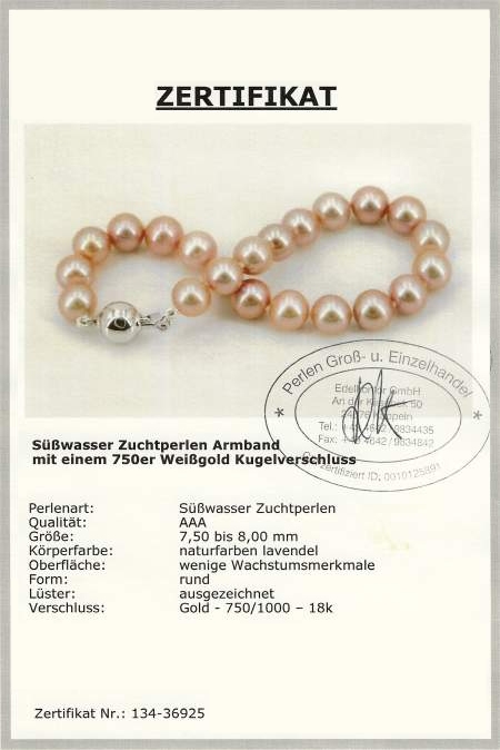 Armband lavendel vom EdelKontor