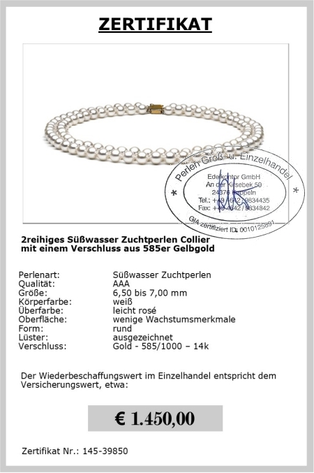 doppelte Perlenkette online kaufen