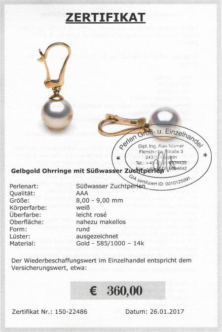 Online Shop für Perlenschmuck - Edelkontor