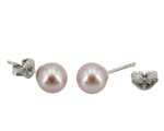 Lila Perlen<br>Perlen Größe<br>7.5 - 8.0 mm