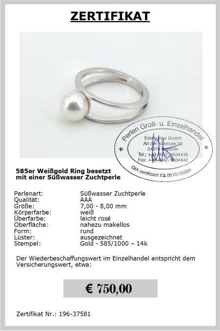 Ring mit Perle sicher online kaufen