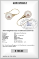 Perlenohrringe wei in 585er Gold kaufen