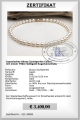 Japanische Akoya Perlenkette, rund 8,5 - 9,0 mm, AAA Qualitt, Verschluss Gold 750er