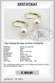 Perlenohrringe aus 750er Gold mit Akoya Perlen
