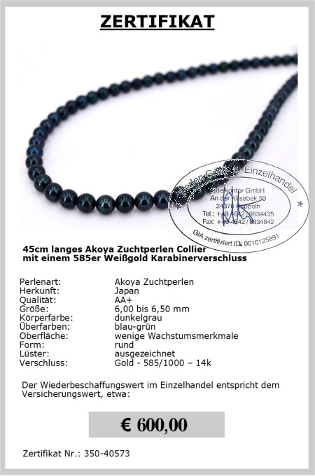 Perlen Halsketten vom EdelKontor