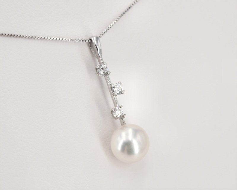 Perlen Anh�nger echt mit Akoyaperle 7.5 - 8.0 mm