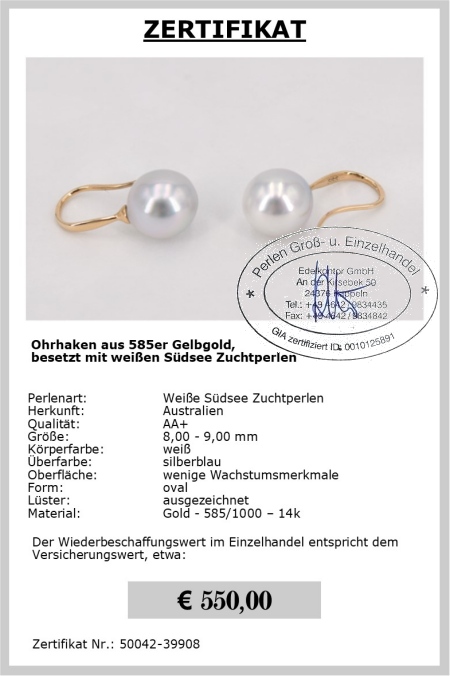 Sdsee Ohrringe bei Edelkontor