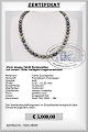 Edles Tahiti Perlen Collier | Perfekt rund  9,0 - 10,6 mm AAA | Verschluss Gold 750er  18K
