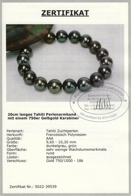 Tahitiperlen Armband vom Edelkontor
