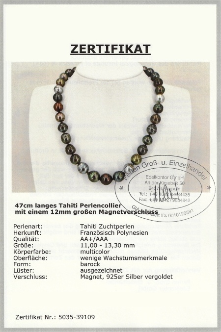 Ein Tahitiperlen Collier sicher online bestellen