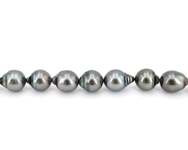 Tahitiperlen Collier Cano, AAA Qualit�t, 11.0 - 12.0 mm