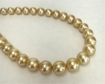 Perlenkette aus goldenen Sdseeperlen sicher kaufen