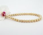 Goldene<br>Perlen Halskette<br>DE 11.0 - 11.9 mm
